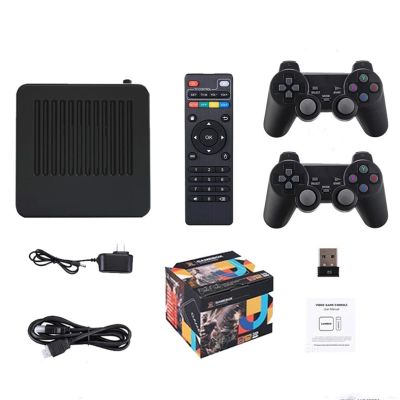 G11 Pro Game Box 4K HD TV Game Stick Video Game Console 256G Built in 60000+ Retro Games Portable Game Player Wireless Gamepad (256G 60000+Games)