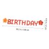 ifundom 1set Chinese Style Birthday Banner with Paper Fans of Happy and Peaceful Themed Decorations for Birthday Parties and Celebrations view 4