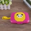 Baby Wipes Dispenser,Outdoor Travel Portable Baby Stroller Wet Wipes Box On- The- Wet Tissue Case Baby Wipe Holder Refillable Wipes Container (rose red box) view 2