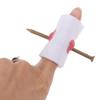 HOOTNEE Halloween Prank Nail Through Finger Toys 6 Pcs Realistic Fake Nails Bloody Props for April Fool S Day Cosplay Party Gag view 3