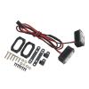 Tgoon RC Car LED Headlight with White Lighting Plastic Housing Removable Brackets for 1/10 Scale RC Cars 5-7.4V Compatible 2.54JR Connector Night Running Accessories view 3