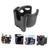 1pc Stroller Cup with Phone Storage Trolley Water Bottle Rack for Feeding Bottles Mobile Phones Durable Design Fits Flat Rods view 3