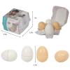 Wooden Eggs, 4PCS Easter Egg Cutting Toys Wooden Play Food Pretend Play Food Sets for Kids Early Development, Christmas Birthday Gifts view 2