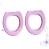 2pcs Toilet Seat Pads Toilet Seat Cover O-shaped Toilet Seat view 3