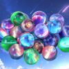 Ayfjovs 24 Pack Galaxy Bouncy Balls -32mm Rubber Balls Bulk Toys with Vibrant Aurora Colors and Great Elasticity - Perfect for Party Favors, Easter Basket Stuffers Classroom Prizes, and Pet Play view 2