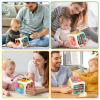 7 in1 Sensory Development Multifunctional Sensory Teething Toys for 2 Year Old Boy Girl,Shape Sorter Pull String Travel Car Toys for 18 Month view 3