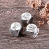 3 Pcs Valentines Gifts for Her Him Dice for Couple Christmas Dice Gift Exchange Game Dice for Her Him Boyfriend Girlfriend Husband Wife Food Decision White Elephant Valentines Gifts view 4
