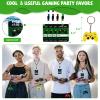 146 Pcs Video Game Party Favors, Gamer Party Favor -Ink Pen Notebook VIP Passes with Lanyards Slap Bracelets Keychains Bags Tattoo Stickers for Kids Gaming Party Favors Game On Birthday Partys Favor view 4