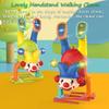 Miracland Handstand Walking Clown, Upside-Down Dancing Clown Toy Circus Clown Show Toy Musical Toy Handstand Walk Clown Toy with Light and Music (Red) view 2