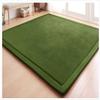 Dmkjdzsw Crawling Mat for Baby Non-SlipNursery RugCoral Velvet Area Rugs2cm Thick Kids Carpet-Olive Green-60 * 120cm view 1