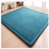 Dmkjdzsw Crawling Mat for Baby Non-SlipNursery RugCoral Velvet Area Rugs2cm Thick Kids Carpet-Lake Blue-100 * 150cm view 1