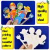 PENGFULL Felt Career Image Dress-Up Learning Pieces,50 Felt Flannel Board Pieces,Career Community Helpers Learning for Toddlers,for Kindergarten,Preschool,Toddlers view 3