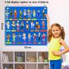 PENGFULL Felt Career Image Dress-Up Learning Pieces,50 Felt Flannel Board Pieces,Career Community Helpers Learning for Toddlers,for Kindergarten,Preschool,Toddlers view 4