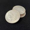 blue-ther Cupronickel Morgan Dollar Shell and Coin Set Magic Tricks Close up Magic Gimmick(5 Coins,1 Head Shell,1 Tail Shell) view 2