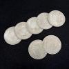 blue-ther Cupronickel Morgan Dollar Shell and Coin Set Magic Tricks Close up Magic Gimmick(5 Coins,1 Head Shell,1 Tail Shell) view 4
