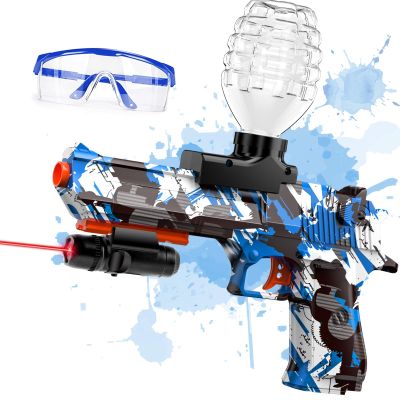 Anstoy Electric Gel Ball Blaster, Automatic Splat Gun Toy for Outdoor Backyard Games, Halloween, Ages 14+