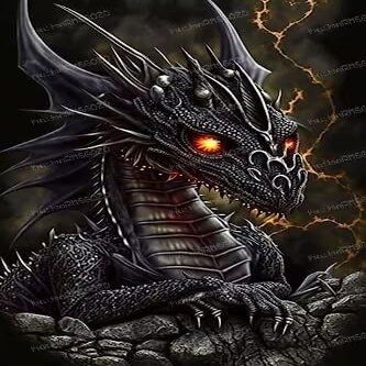 RMSGOZO Adults Jigsaw Puzzle 120 Piece - Handsome Black Dragon - Home Decor - High Difficulty Puzzles Games & Toys & Gifts