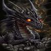 RMSGOZO Adults Jigsaw Puzzle 120 Piece - Handsome Black Dragon - Home Decor - High Difficulty Puzzles Games & Toys & Gifts view 1