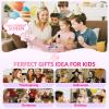 Kinglucky Mini Karaoke Machine for Kids, 2025 TOP Birthday Gifts Ideas for 3-12 Year Old Girls, Christmas Party Gifts Kids' Personal Video Players Accessories with Wireless Microphone - Pink view 4