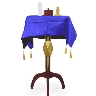 blue-ther Mult-Function Square Floating Table with Anti Gravity Box Flower Pot Candlestick Magic Tricks Magician Stage Gimmick Illusion