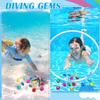 ZCYSRLQIN 12 Pcs RoundRing Set Acrylic Diamond Gemstone Jewelry Alloy Halloween Party Hunting Cake Ornament Gift Bag Blue Hedgehog Power1x 1.57 inches view 3