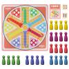 20 Inches Ludo Board Game,2-6 Players Ludo Game for Adults,Ludo & Parcheesi Board Games Suitable for Family Gathering & Party Night (Ludo Instruction Included) view 1