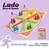 20 Inches Ludo Board Game,2-6 Players Ludo Game for Adults,Ludo & Parcheesi Board Games Suitable for Family Gathering & Party Night (Ludo Instruction Included) view 2