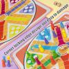 20 Inches Ludo Board Game,2-6 Players Ludo Game for Adults,Ludo & Parcheesi Board Games Suitable for Family Gathering & Party Night (Ludo Instruction Included) view 3