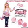 Kids Tool Set, 48PCS Toddler Tool Set with Electronic Toy Drill & Kids Tape Measure,Pretend Play Construction Toys Costume with Kids Tool Belt & Gloves,Toy Tools Box for Girl Boy Ages 3-8 view 3