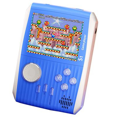 Portable Handheld Games Retro Mini Video GamesHandheld Game Console with 666 Classical FC Game 3.0" Color ScreenBirthday for Boys Girls and Adults (S1-Blue)