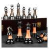 Chess Boards Sets Luxury Large Chess Set for Adults Unique, Folding Travel Chess Sets Wooden Chess Set Handmade Chess Pieces Metal, Chess Set Tournament for Kids Gift view 3