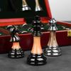 Large Chess Set for Adults Unique, Chess Boards Sets Luxury Folding Travel Chess Sets Wooden Chess Set Handmade Chess Pieces Metal, Chess Set Tournament for Kids Gift view 3