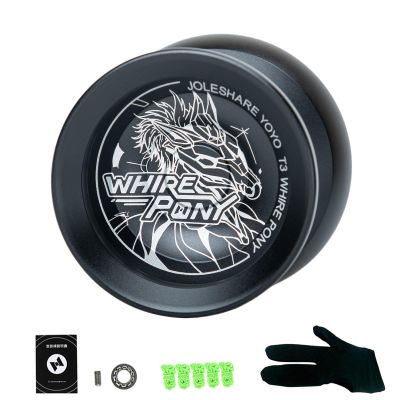 Lixada Yoyo Ball Aluminum Alloy with Responsive and Unresponsive Bearings+Yoyo String+Glove, Yo-yo Ball Set Professional Portable Durable for Beginner Competition