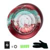 Lixada Yoyo Ball Aluminum Alloy with Responsive and Unresponsive Bearings+Yoyo String+Glove, Yo-yo Ball Set Professional Portable Durable for Beginner Competition view 1