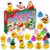 2025 Advent Calendar Rubber Ducks Bath Toys Christmas Blind Box Toy Ducks Mini Ducks for Kids Boys Girls Home Party Decoration Cruise Ducks Rubber Ducks in Bulk - 24 Pcs view 1