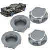 Pilipane Lightweight Aluminum Alloy Hex Wheel Nuts 17mm for 1/8 RC Car, Avoid Loose Hex Nut () view 2