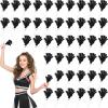 Junkin 48 Pcs Hand Clappers Bulk 7. 5 x 3. 5 Inches Noise Makers Party Favors Clapping Noise Maker Clacker for Birthdays Game Prizes Rewards Football Sporting Events Cheers Supplies (Black,White) view 1