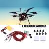 Raguso 8 Pieces RC Airplane LED Light Anti Collision RC Helicopter LED Light Weight RC Flashing Lamp RC Flashing Light for Replacement view 2