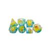 7Pcs Acrylic Dices Filled with Ducks Animal Polyhedral Dices for Bar Card Games Card Game Table Game Role Playing Game view 1