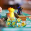 7Pcs Acrylic Dices Filled with Ducks Animal Polyhedral Dices for Bar Card Games Card Game Table Game Role Playing Game view 3