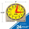 Carson Dellosa Telling Time Teaching Clocks for Kids Educational Bundle, Judy Clock Telling Time Clock, Mini Judy Clocks, Time and Money Flash Cards 4-Pack, Telling Time & Counting Money Manipulatives view 3