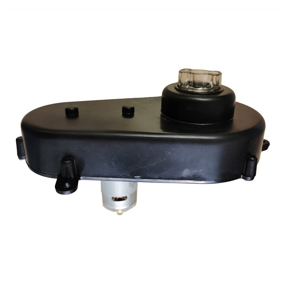GRESIK Driver Engine 1pcs Rideable Toy Car Steering Reducer with Motor Electric Car Steering Motor DIY Hobby Car Steering Gearbox 280 380 390 Motor Wheel Project (Color : No.6 12V)