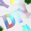 116 Pcs DIY Glitter Custom Banner Kit - Custom Banner Including 111 Letters and Numbers, 3 Rope and 2 Threading Device for Personalized Decor for Birthday view 3