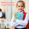 1000 Pcs Kid Stickers Animals, Stickers for Childens Teachers Students School Classroom in 16 Designs Motivational Stickers (1 Inch / 2 Rolls) view 4