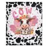 Ottoy Cute Cow Print Baby Blanket Gifts Cozy Soft Swaddle Blanket Boys, Girls, Infant, Newborn Receiving Blankets Christmas Birthday Gifts 40"x30" (Toddler) for Pets view 3