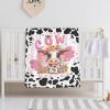 Ottoy Cute Cow Print Baby Blanket Gifts Cozy Soft Swaddle Blanket Boys, Girls, Infant, Newborn Receiving Blankets Christmas Birthday Gifts 40"x30" (Toddler) for Pets view 4