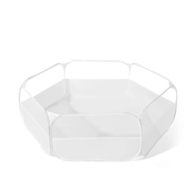 Foldable Ball Pit for Toddlers, Large Pop Up Ball Pits Kids Play Tent Crawl Playpen Ball Pool Playhouse Playpen with Storage Bag, for Boys Girls Dogs Cats Ferrets Indoor Outdoor, White