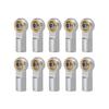 10 Pcs M4 Aluminum Tie/Push Rod Ends Steel Ball CW for Tamiya RC Truck Crawler Modification Accessories (Color : D) view 1