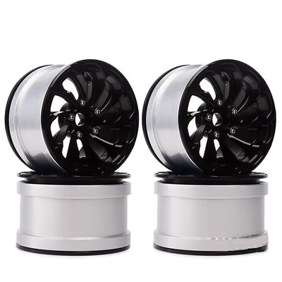 4PCS Aluminum Alloy 2.2 Beadlock Wheel Rims for 1/10 RC Rock Crawler for Axial SCX10 RR10 90053 90048 for Wraith 90045 90018 Modification Accessories (Color : C)