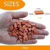 Cayway Mini Red Wall Bricks - 560 Pcs, Ideal for Landscaping, Dollhouse Miniature Gardens view 2